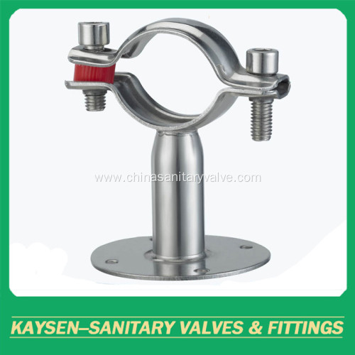 Stainless Pipe Hanger Tube Holder With Circular Base